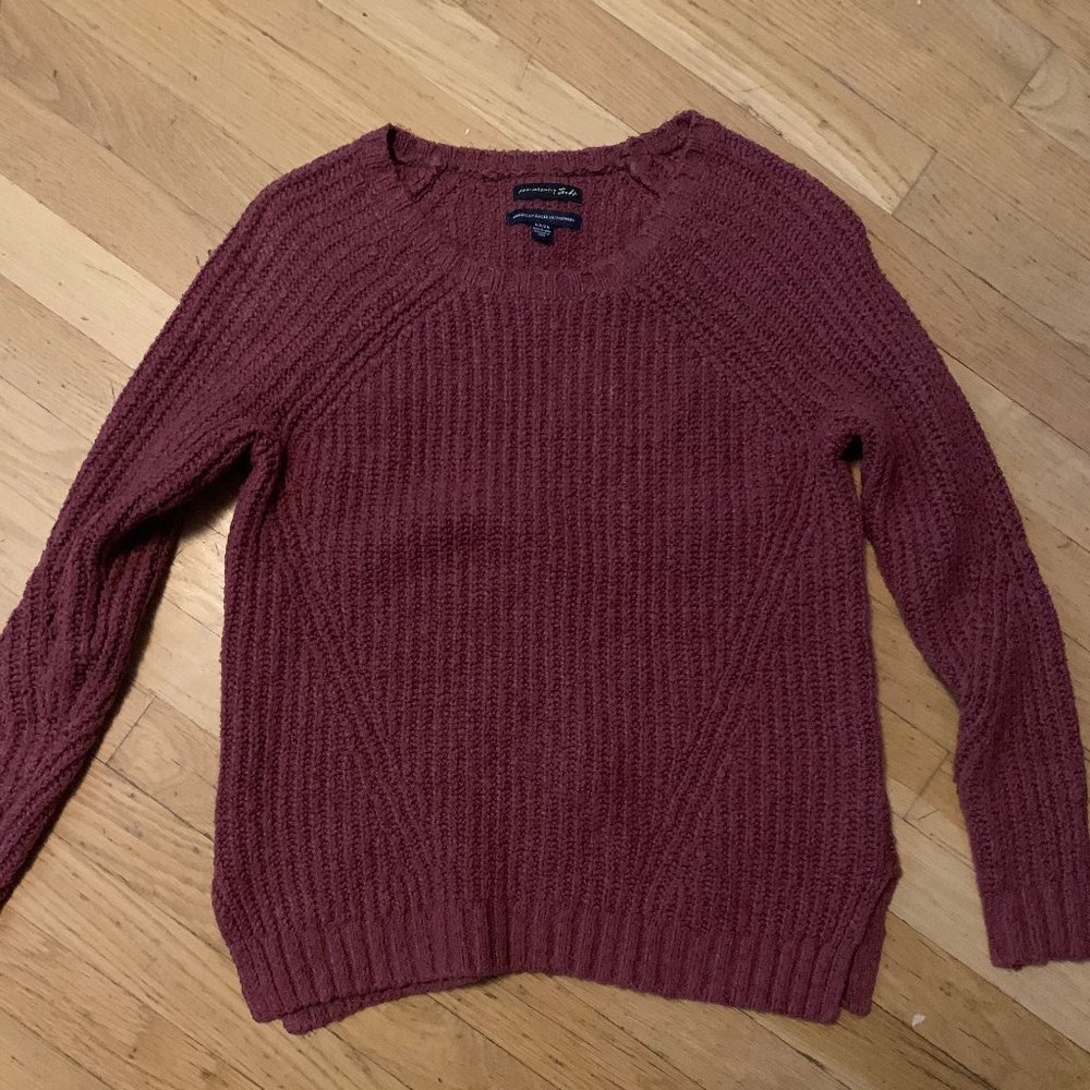 Rose colored sweater